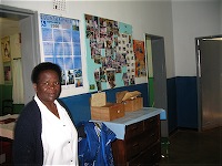 Nurse on duty at maternity clinic